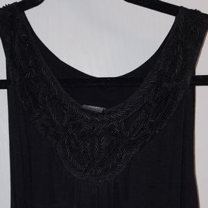 Lane Bryant Black Embroidered dress